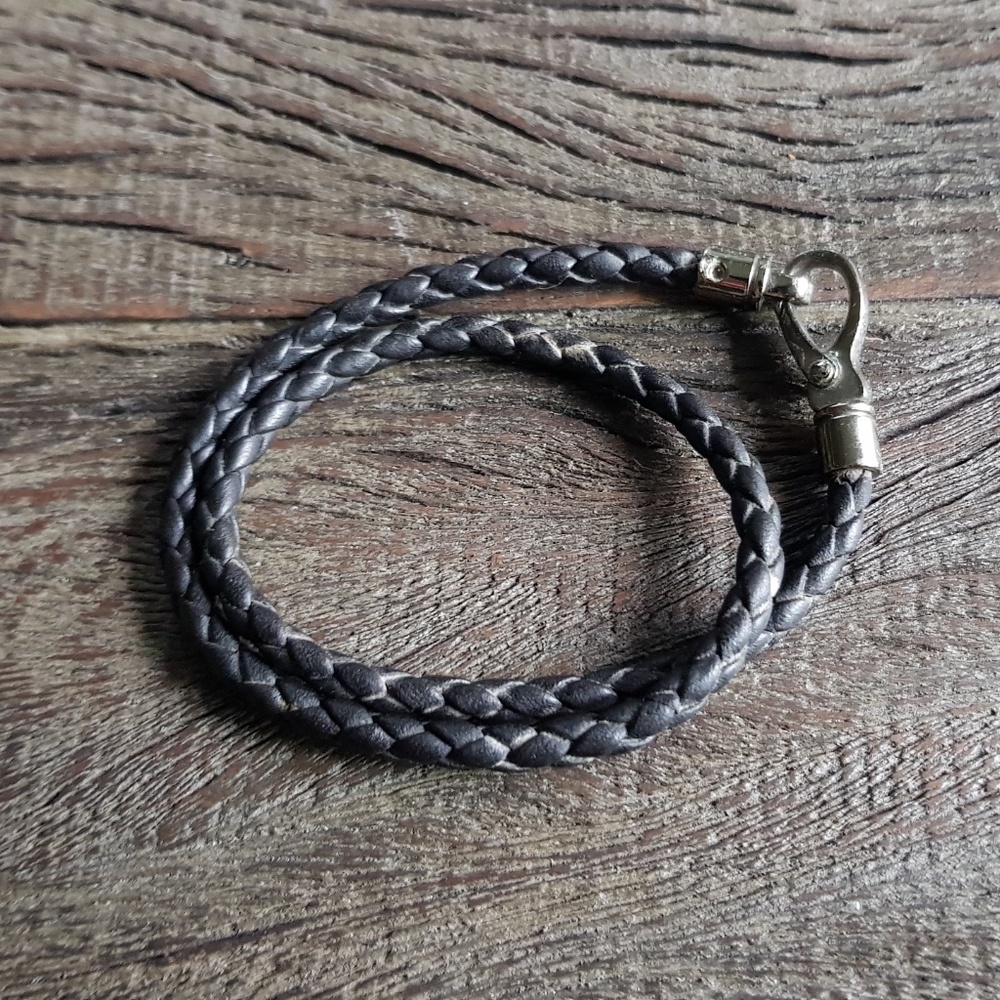 Tod's woven leather bracelet